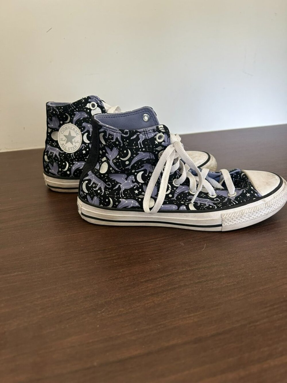 Converse Constellations CTAS 672370C Shoes Black/Slate/Lilac Juniors Size US 5